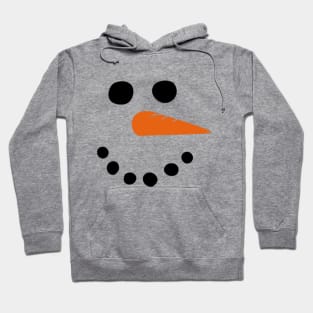 snowman face Hoodie